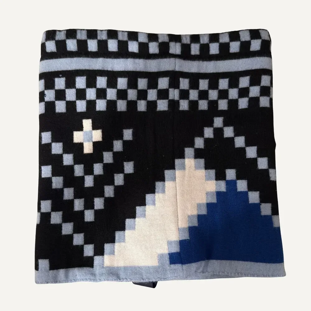 Louis Vuitton Col Tube Monogram Knit Neck Gaiter Snood Wool